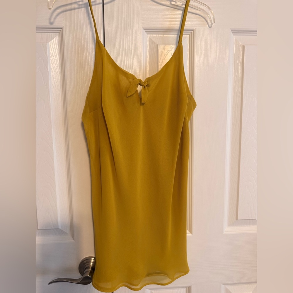 CAbi Mustard Yellow Camisole Top